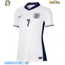 Camisa de time de futebol Inglaterra Bukayo Saka #7 Replicas 1º Equipamento Feminina Europeu 2024 Manga Curta